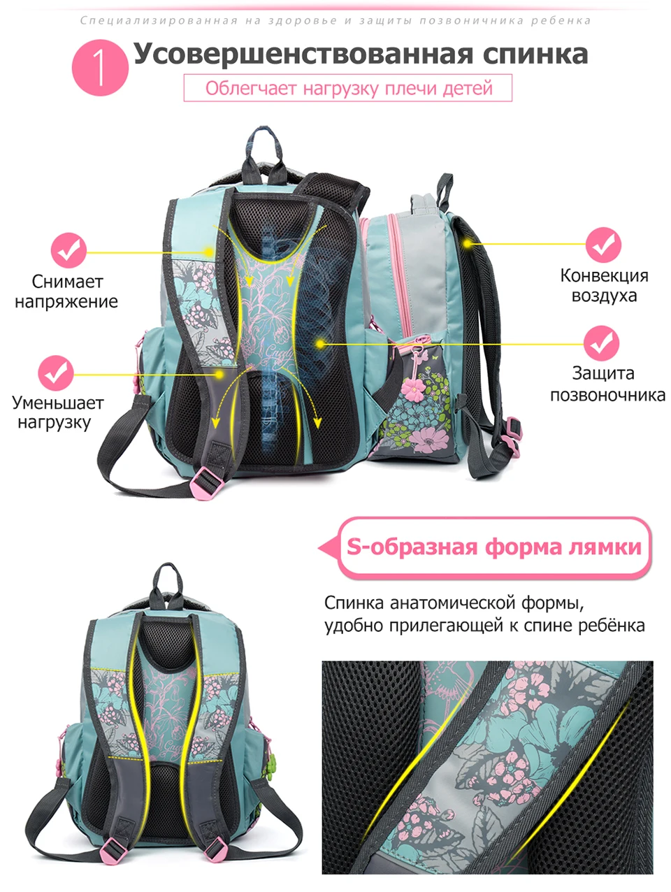 Гризли Высокое качество Детские вырезать мультфильм Школьные ранцы нейлон ортопедические Водонепроницаемый детей Начальная Школа Рюкзаки для Обувь для девочек