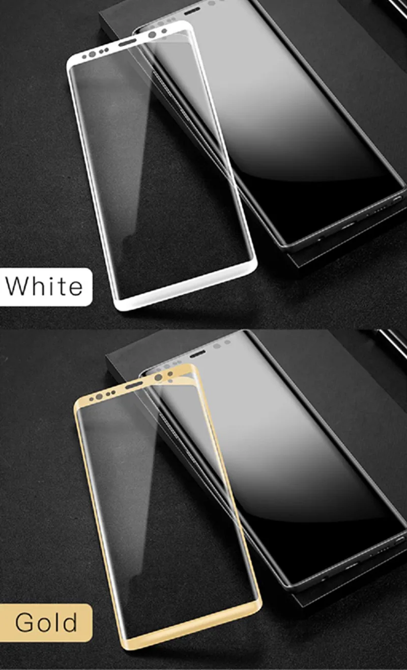 Baseus закаленное стекло для samsung Galaxy Note 8 Премиум 3D Arc протектор экрана для Galaxy Note 8 полная защитная стеклянная пленка