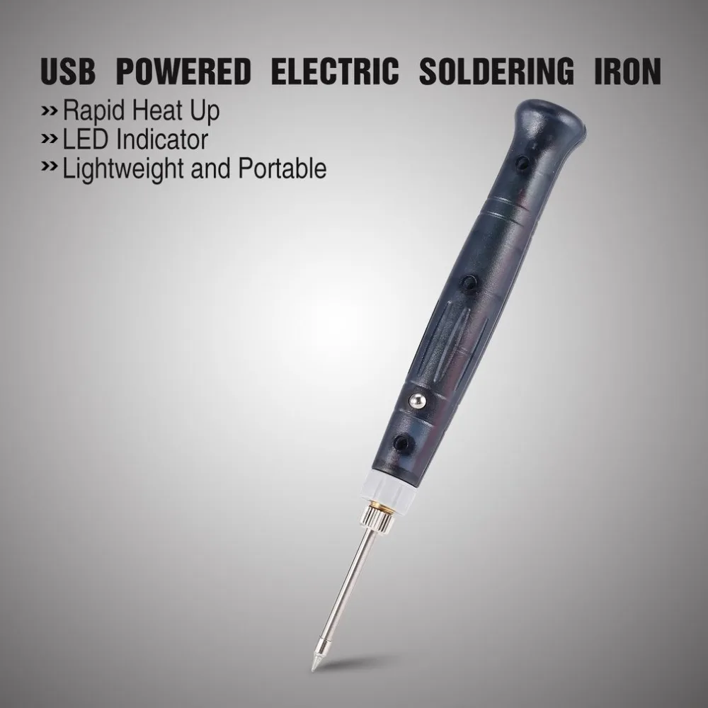 Электрический мини-паяльник с питанием от USB 5 В 8 Вт сварочный пистолет ручные