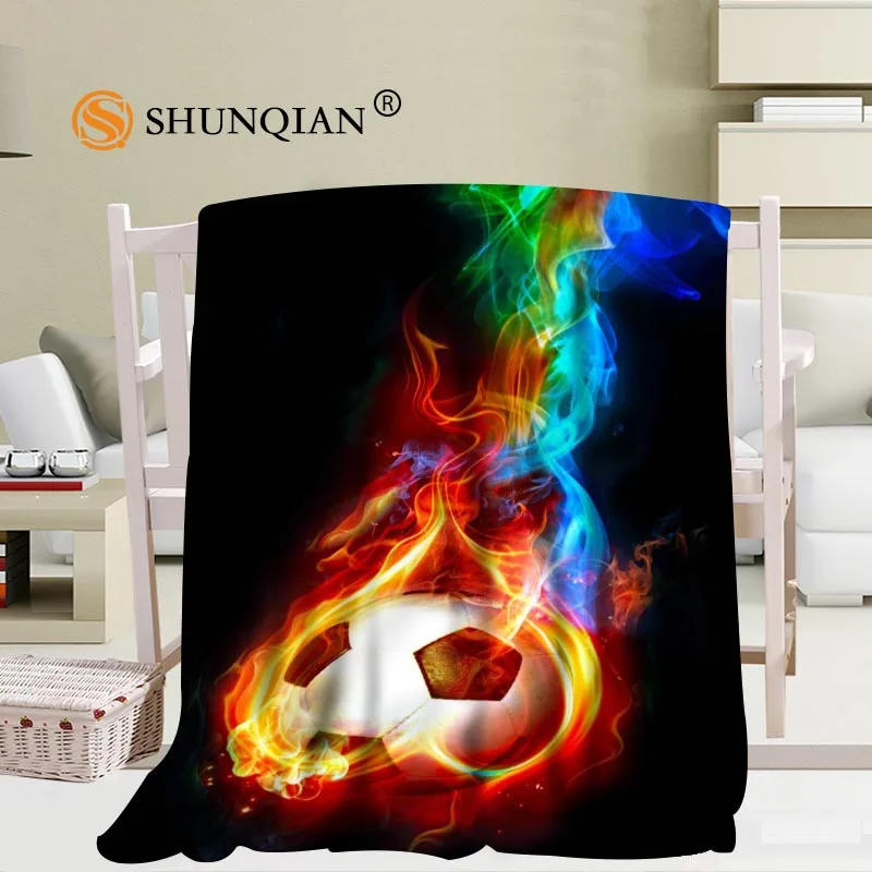 Blanket Горячая Распродажа, Футбольная на заказ, одеяло с шариками, Манта, Falafel, одеяло для дивана/кровати/самолета, постельное белье для путешествий, 56x80 дюймов, 50X60 дюймов, 40X50 дюймов - Цвет: Blanket