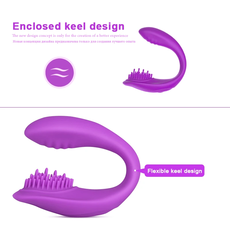 2 типа U фаллоимитатор вибратор секс игрушка для пар Женский мастурбация женщин