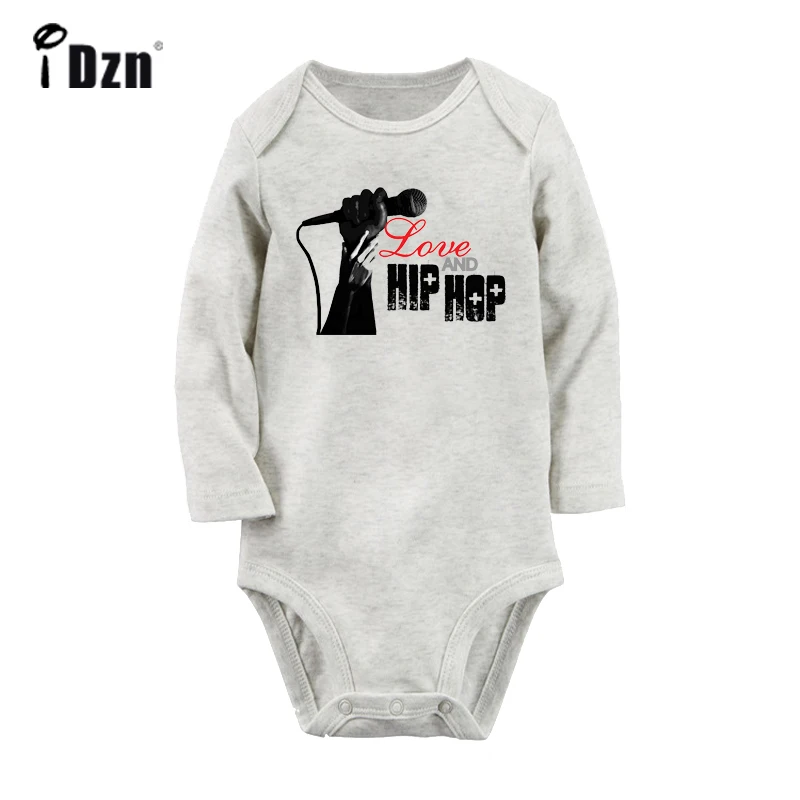 

Cool Street Hip Hop Boy Silhouette love Hip Hop ONYX Design Newborn Baby Bodysuit Toddler Long Sleeve Onsies Jumpsuit Clothes