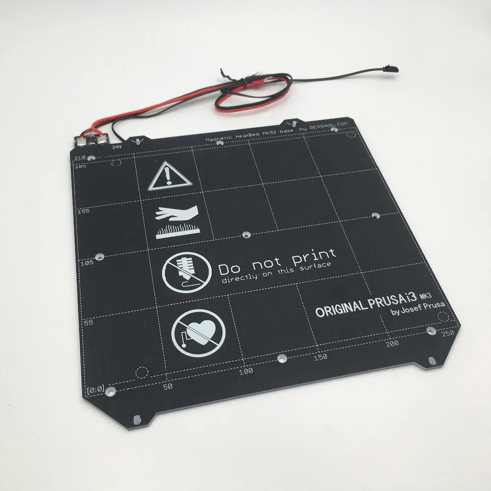 Prusa i3 MK3 кровать с подогревом MK52 магнитами и Термистор кабели. | Компьютеры офис