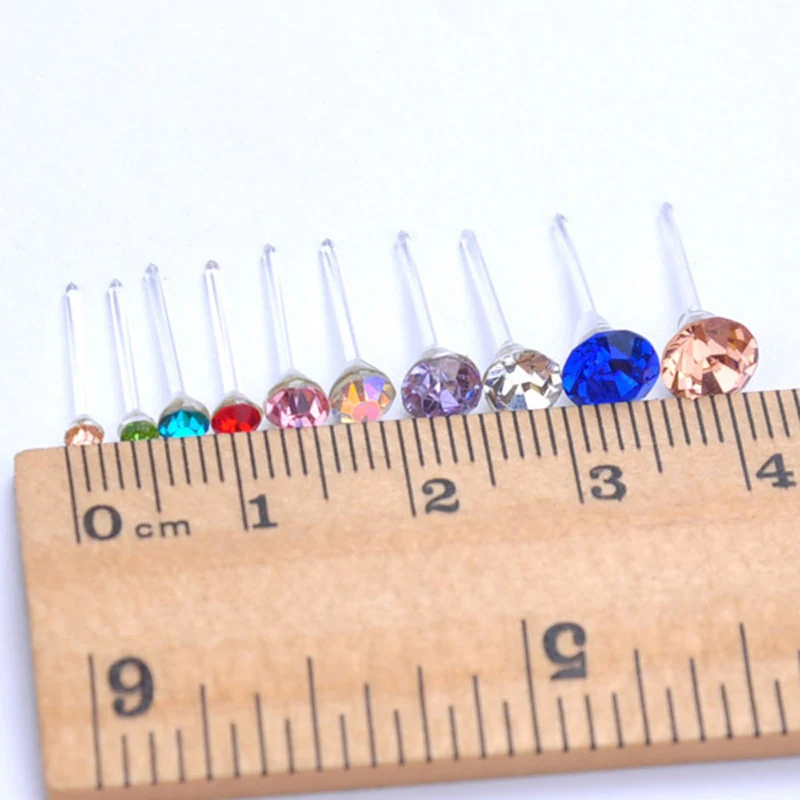 Серьги гвоздики с круглыми кристаллами для мужчин и женщин|fashion stud earrings|stud