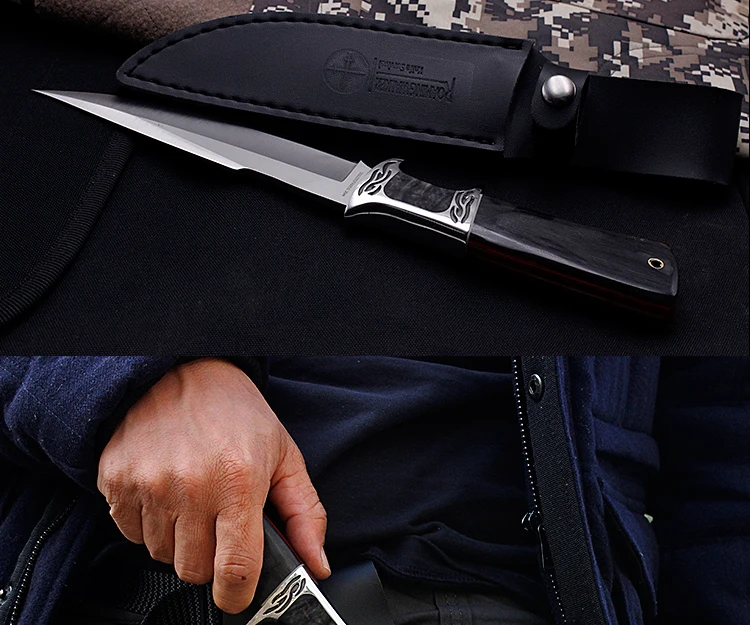Военный нож с фиксированным лезвием для Тактический лазерный прицел армейские