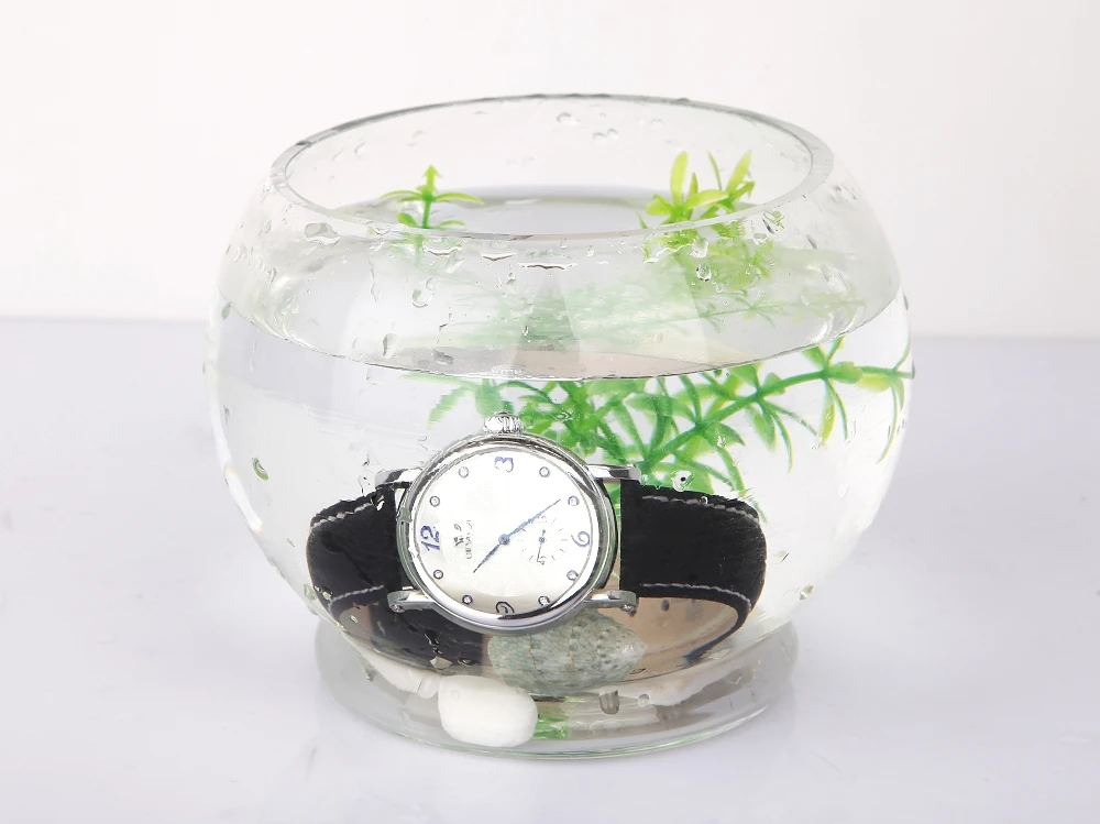 OUYAWEI Роскошные автоматические Аналоговые мужские часы с кожаным ремешком