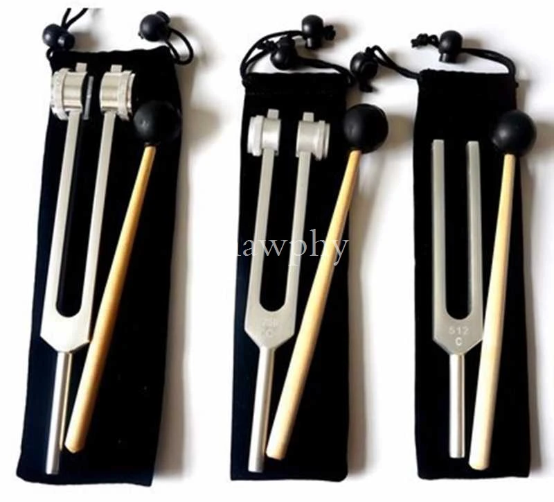 Бесплатная доставка 3 компл./лот алюминиевый сплав 128 Гц камертон 256 512 Камертон