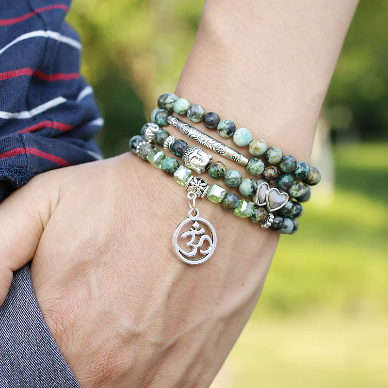 Натуральные африканские бирюзы ручной работы натуральные камни 6 мм фотобусины