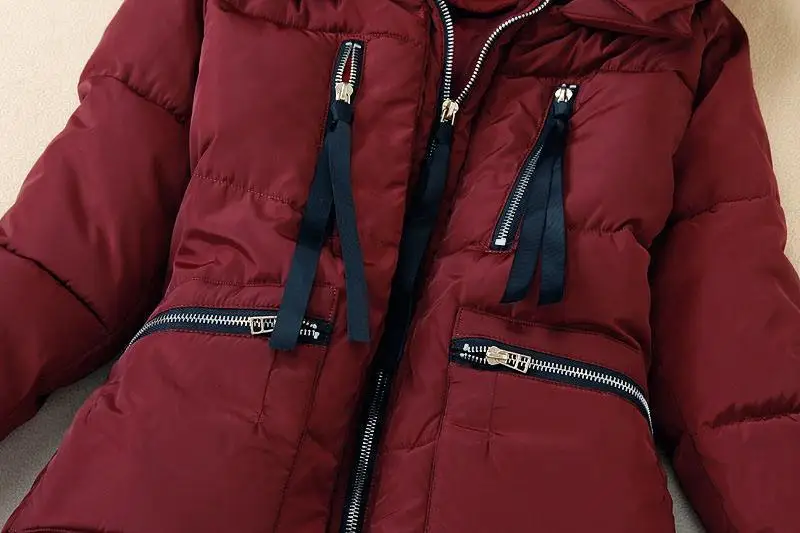 Зимняя женская ватная куртка верхняя одежда размера плюс 5XL утолщенное