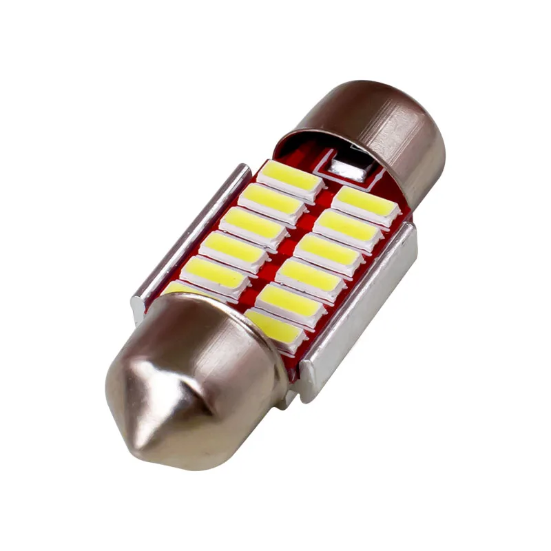 10 шт. высокое качество 31 мм 36 39 42 C5W C10W супер яркий 12 SMD 4014 светодиодное освещение