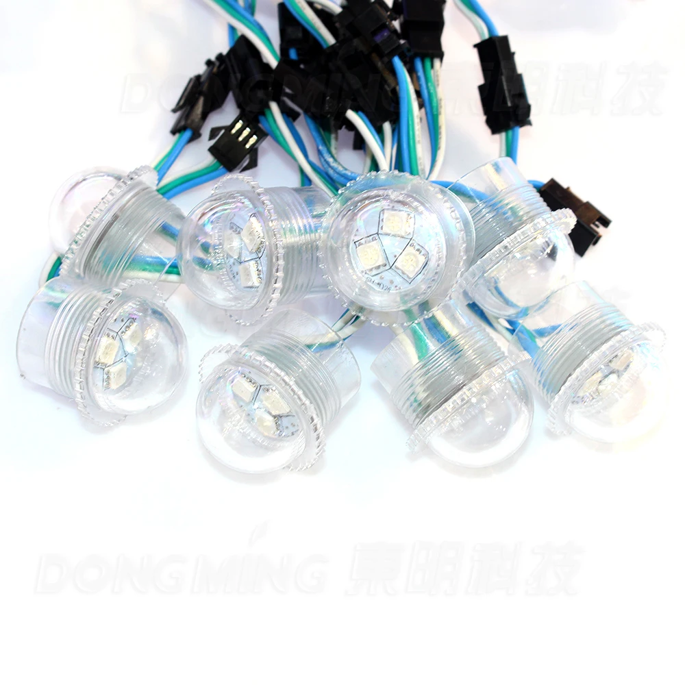 Оптовая продажа 200 шт. IP68 светодиодные пиксельные модули d26мм 3 светодиода 5050 SMD RGB