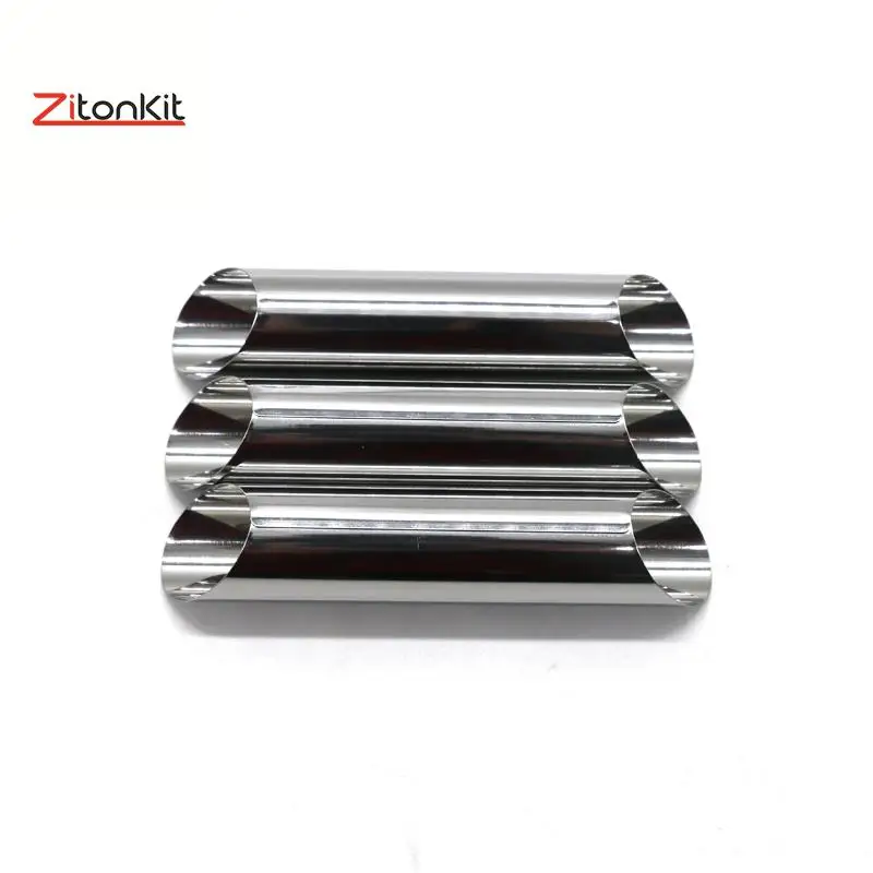 12 шт. круассан рог для пирожных прямая трубка Нержавеющая сталь выпечки печенье