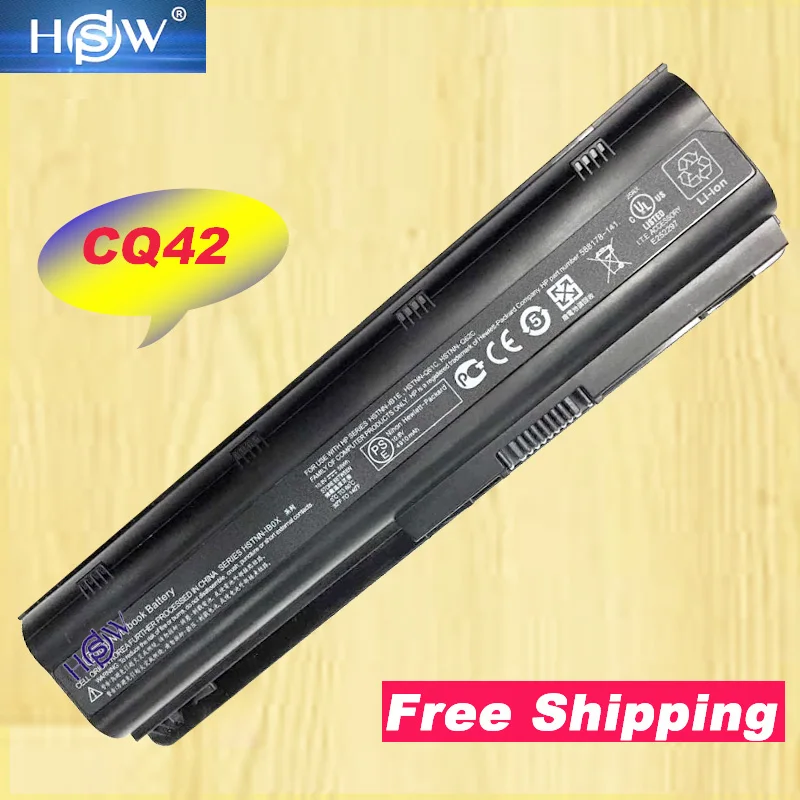 Аккумулятор HSW на 6 ячеек для HP Pavilion DM4 DM4T DV3 Dv7 2100 G4 G6 G7 G62 G62T G72 MU06 HSTNN UBOW Presario CQ42 CQ56