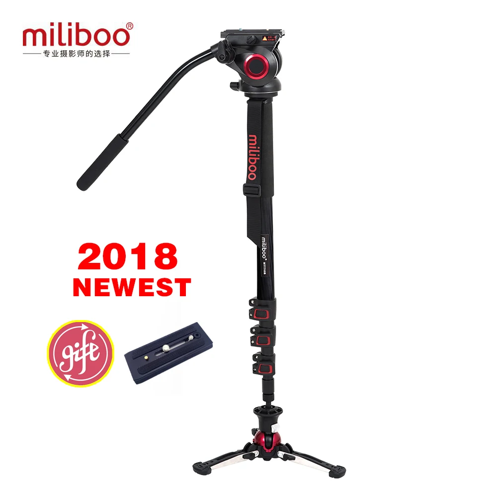 Портативный монопод для камеры miliboo MTT705BS из алюминия и углерода штатив с