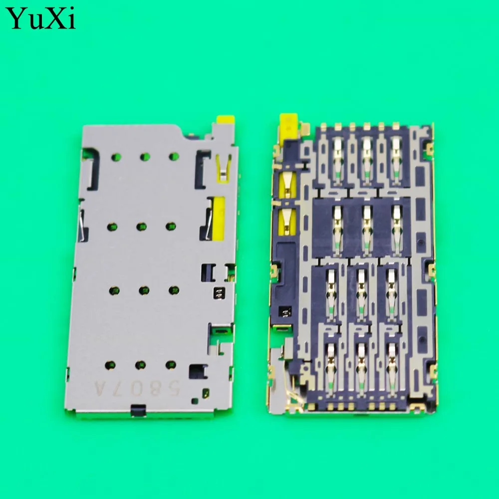 Держатель для сим карты YuXi считыватель разъемов Sony Xperia Z5 две SIM E6603 E6633 E6653 E6683