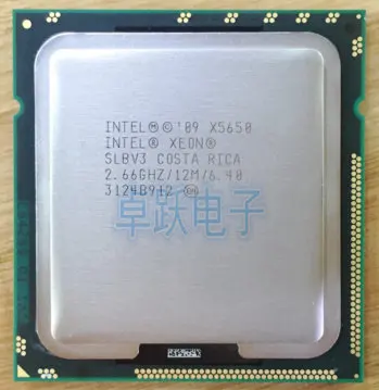 Оригинальный процессор Intel Xeon X5650 2 66 ГГц LGA1366 12 Мб кэш памяти L2 шесть ядер