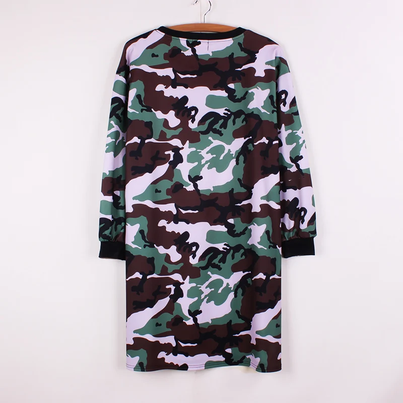 Красивые камуфляжные женские платья с рисунком для девочек Длина kee длинный