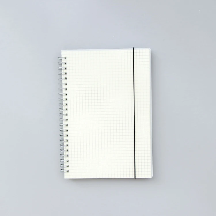 Grid A5, А6, спираль, чтобы сделать список, книга, катушка, тетрадь, линия, точка, пустая сетка, бумага, журнал, дневник, альбом для рисования, для школы, офиса, Канцтовары - Цвет: Grid