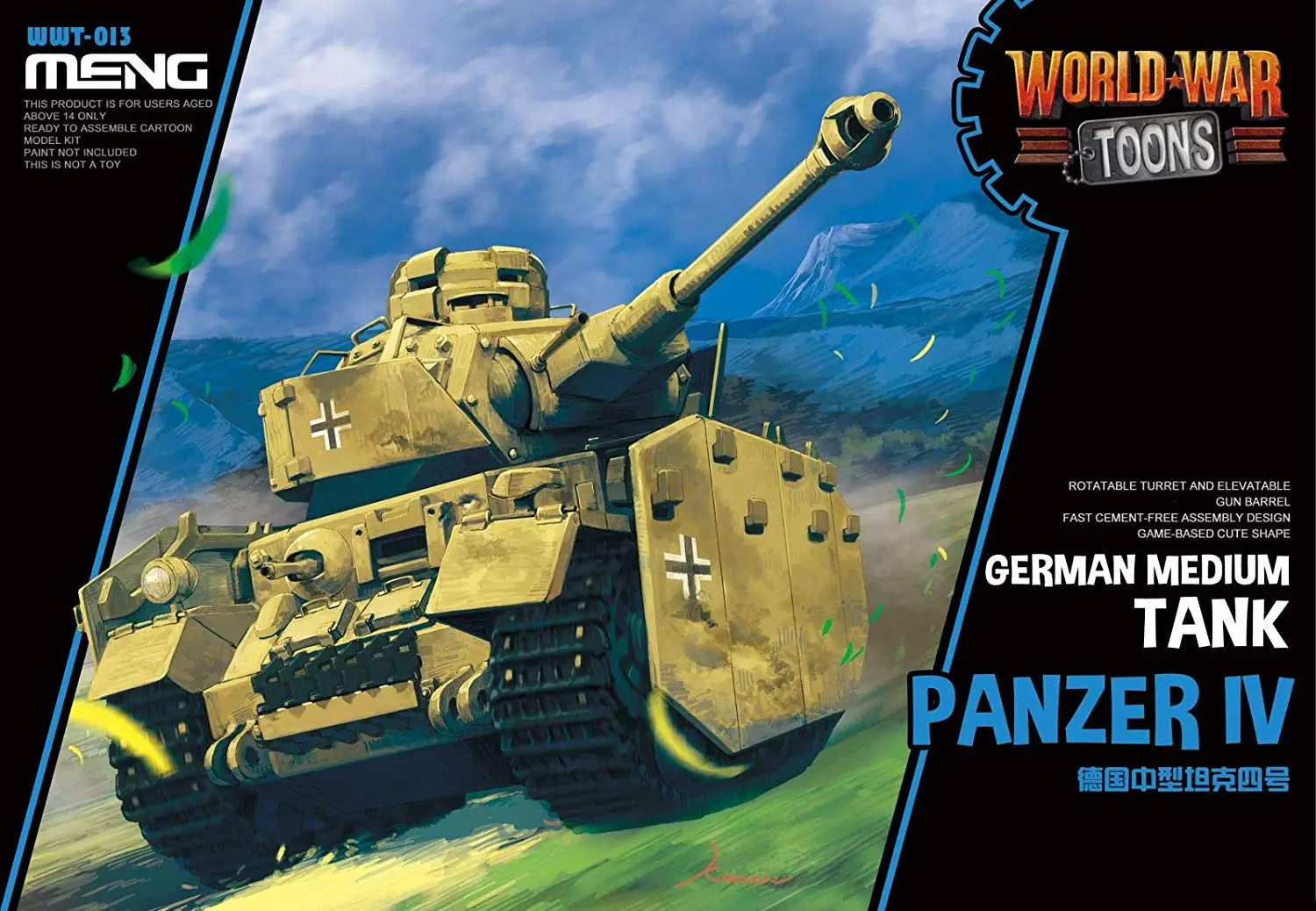Meng МОДЕЛЬ Panzer Iv немецкий Средний Toon Танк Q Versin модель комплект|Наборы для сборки