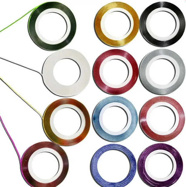 10 шт./упак. рулонов моды стрипинг ленты линии Дизайн ногтей украшения стикер DIY