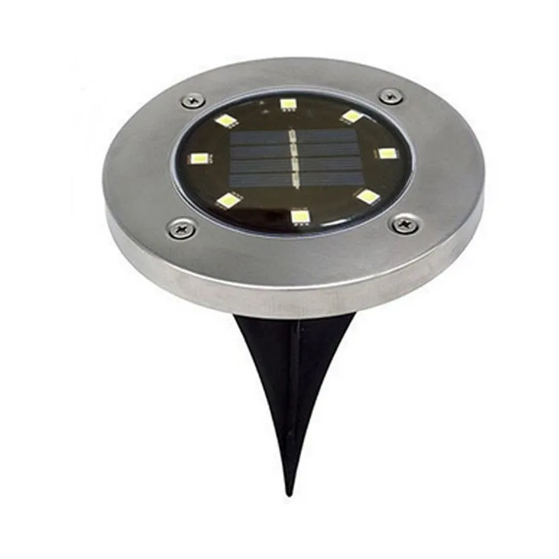 Уличный светодиодный садовый светильник на солнечной батарее для газона под