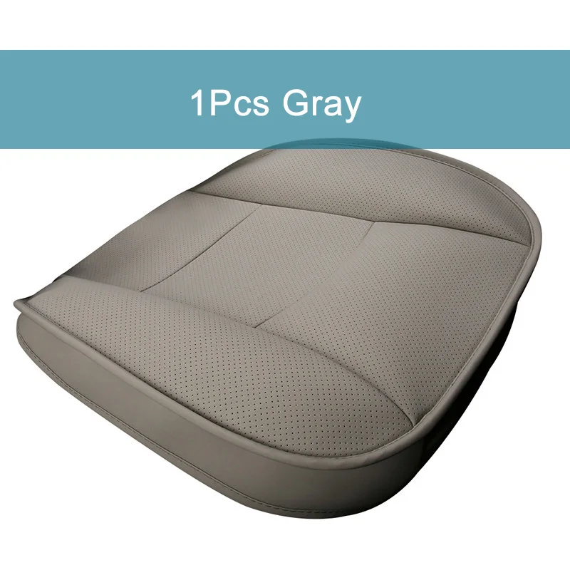 1pcs front Gray Чехол для автомобильного сиденья, подушки для сидений для Toyota Camry Corolla RAV4 Civic Highlander Land Cruiser Prius Lc200 Prado Verso Series - Название цвета: 1pcs front Gray