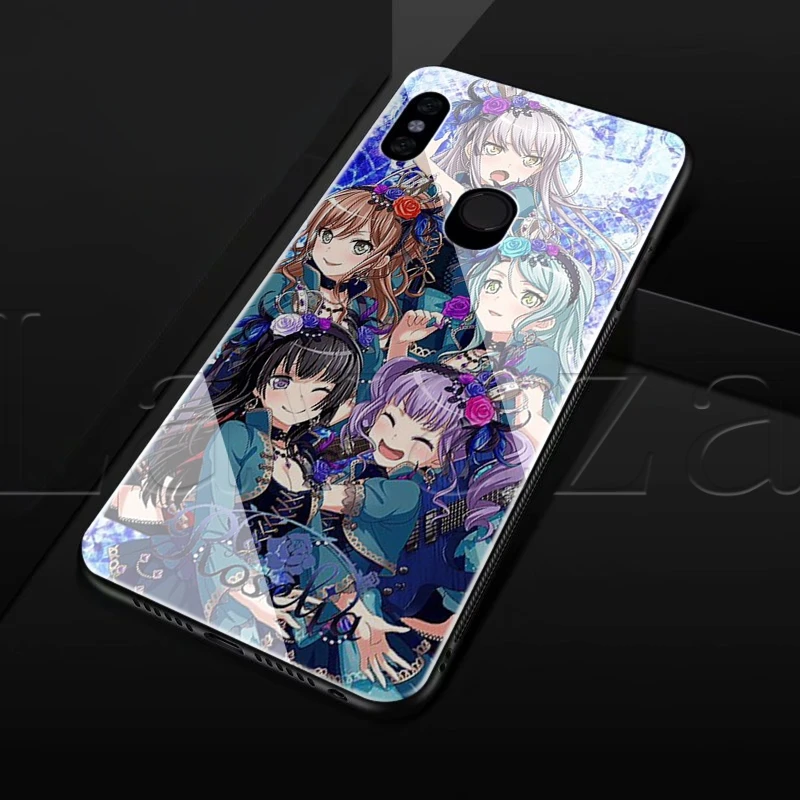 Lavaza BanG Dream закаленное стекло TPU случай для Redmi Примечание 4X5 6 6A 7 Pocophone F1