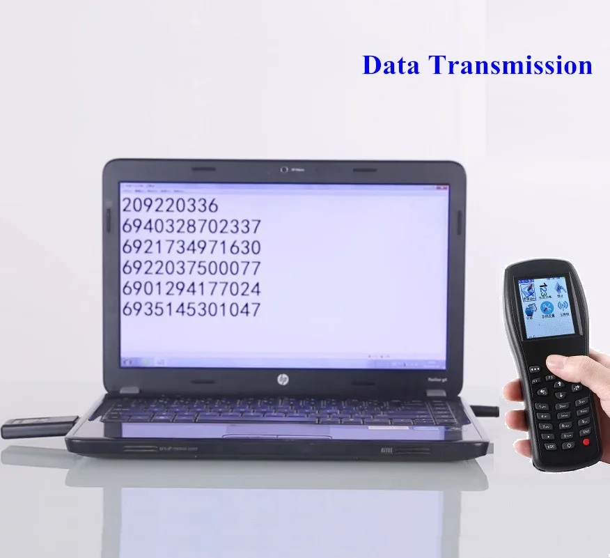 Портативный беспроводной сканер штрих-кодов портативный терминальный КПК для