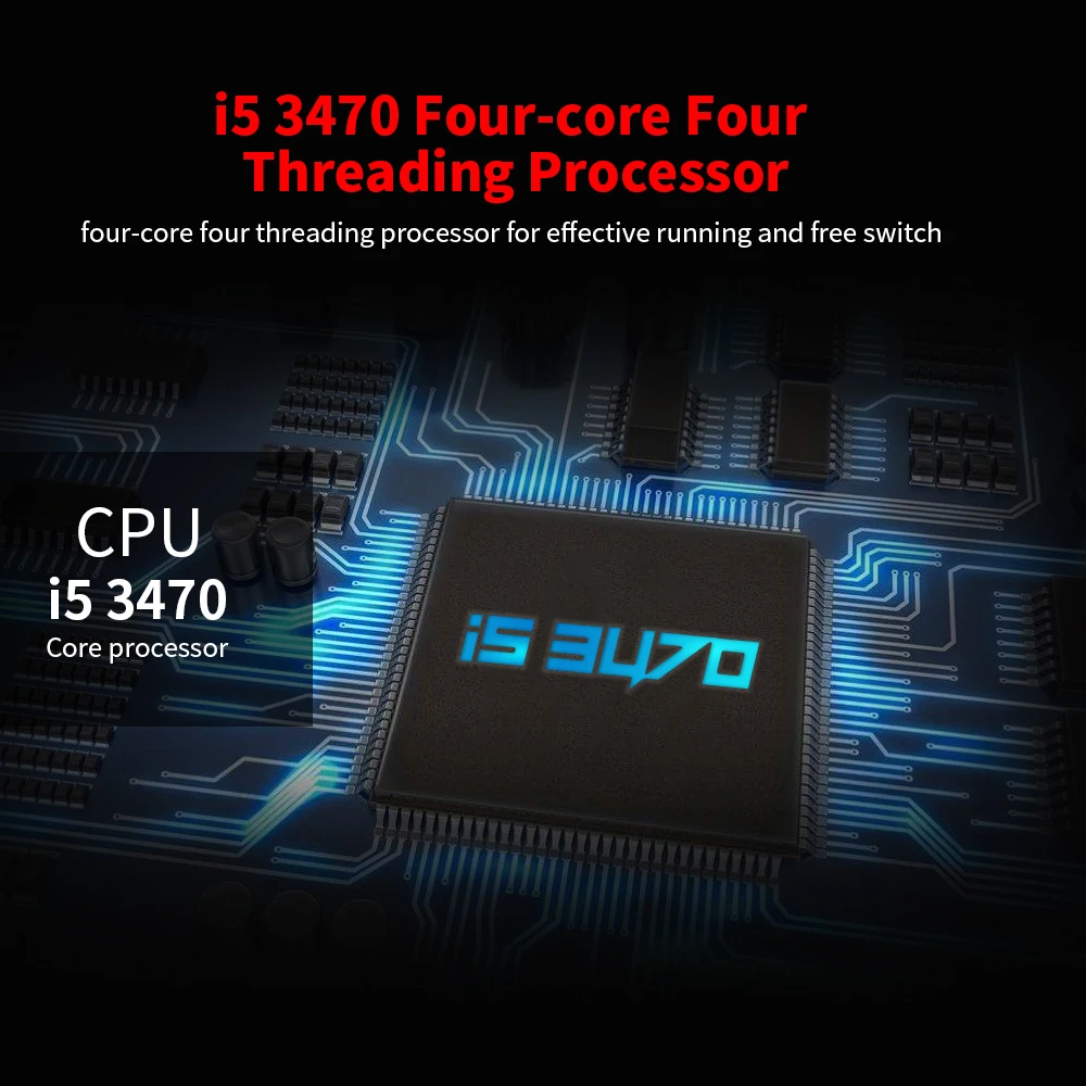 Jingsha B75 материнская плата LGA 1155 M-ATX LGA1155 материнская плата DDR3 Материнская плата i5 3470 ядерный процессор USB3.0 SATA3.0 для ПК компьютер