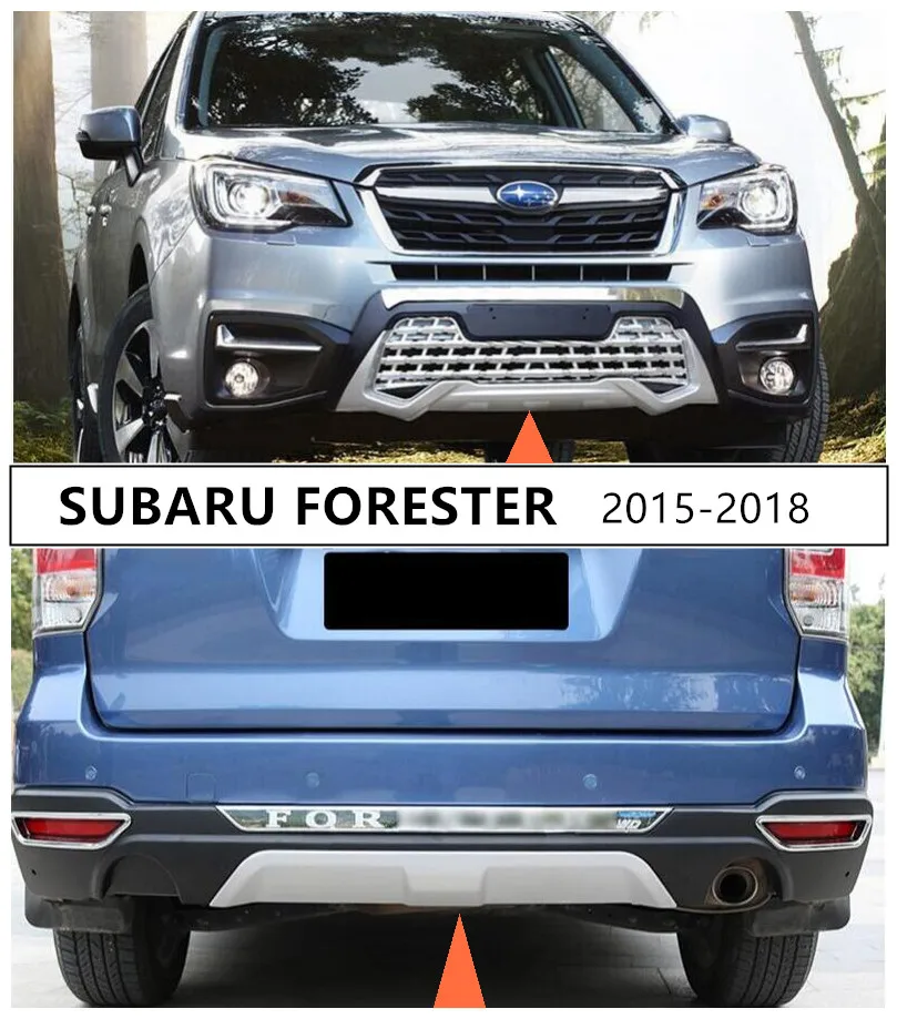 Защитная пластина для переднего и заднего бампера SUBARU FORESTER 2015 2016 2017 2018