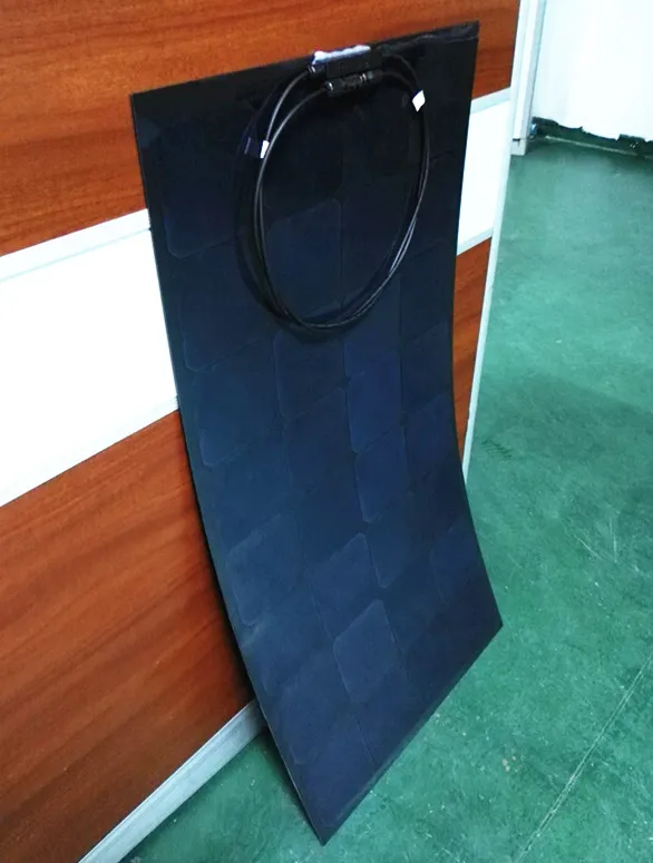 Купить Полностью черные Полугибкие солнечные панели 100 Вт/Автомобильные солнечные зарядные устройства 12 В