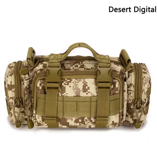 Протектор Плюс MOLLE 3 функции Сверхлегкий сверхмощный поясной плечевой пакет Охота Тактический Окончательный стелс Перевозчик - Цвет: Desert Digital