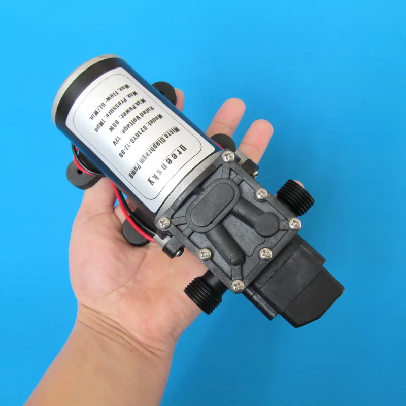 Автоматический мембранный насос Переключателя Давления 6 л/мин 12 В постоянного