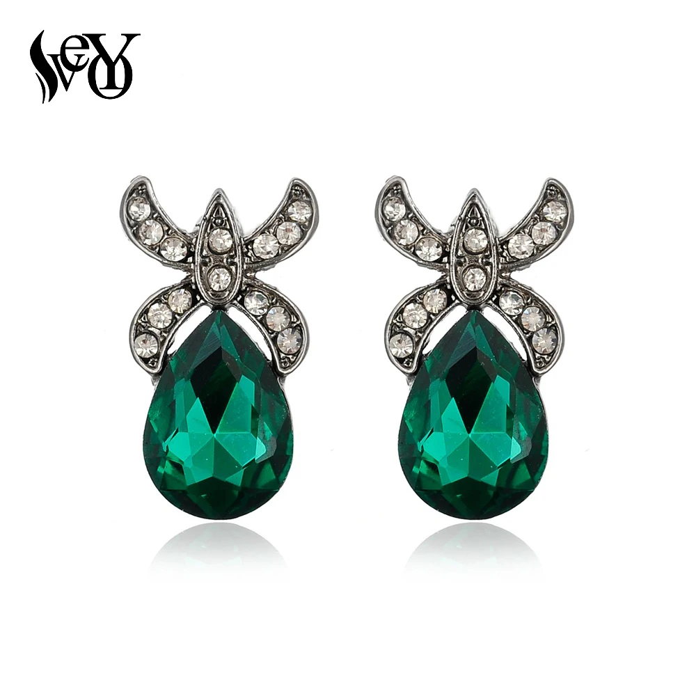 Серьги гвоздики в форме паука с кристаллами|drop stud earrings|fashion earringsstud earrings |