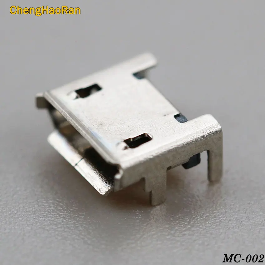 ChengHaoRan 2 шт. микро мини USB разъем 5pin usb Четыре ножки вставка пластины сиденья