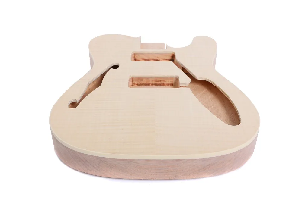 Незавершенный корпус гитары из красного дерева Telecaster Электрогитара клен верхняя правая рука