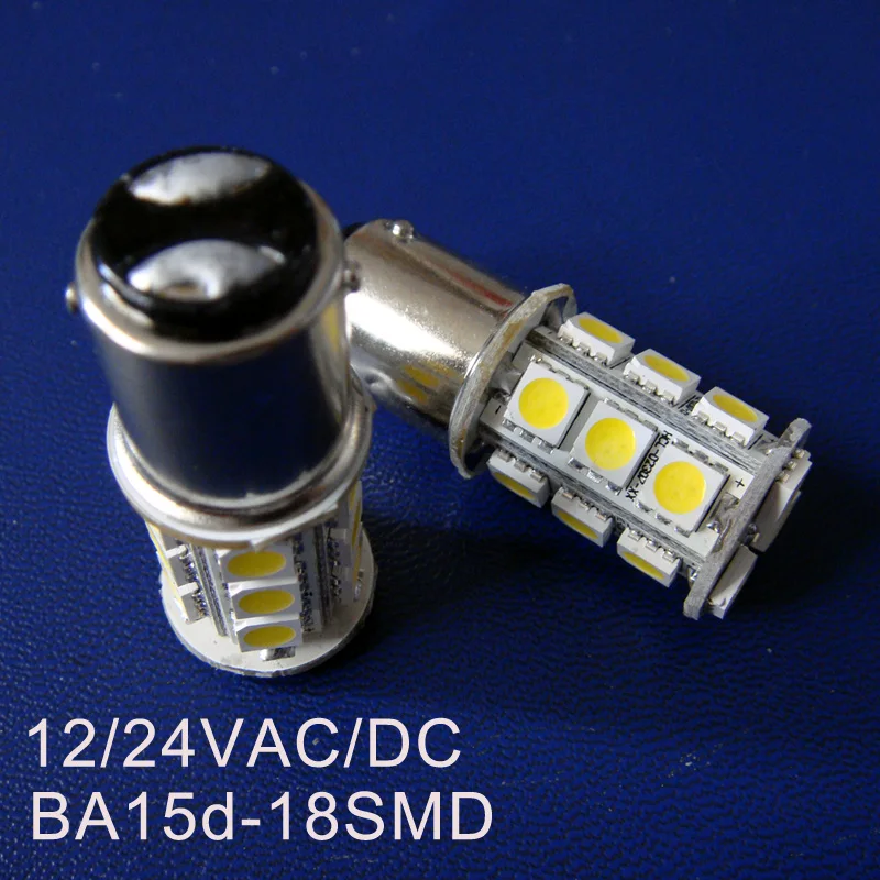 Высококачественные 5050 12/24VAC/DC 3W BA15D светодиодные лампы для судна яхты лодки 1142