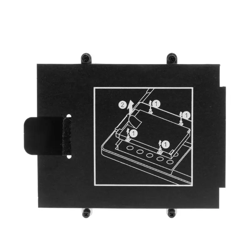 HDD Caddy кронштейн жесткий диск SATA адаптером крышки разъем SSD ноутбук сменный болт
