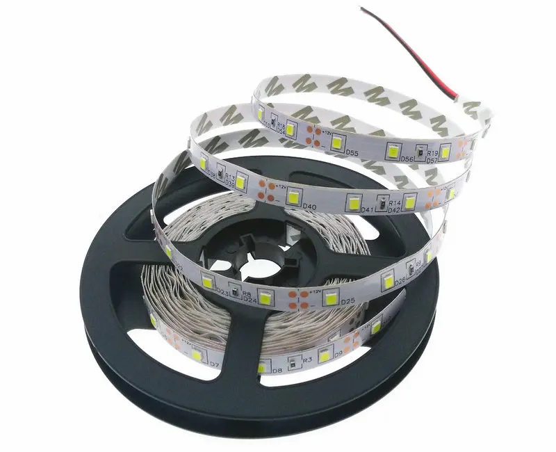 RGB 3528 Светодиодная лента 12V Гибкая отделка освещение 300 светодиодный не водонепроницаемая лента со светодиодными лампами RGB/белый/теплый белый/синий/зеленый/красный