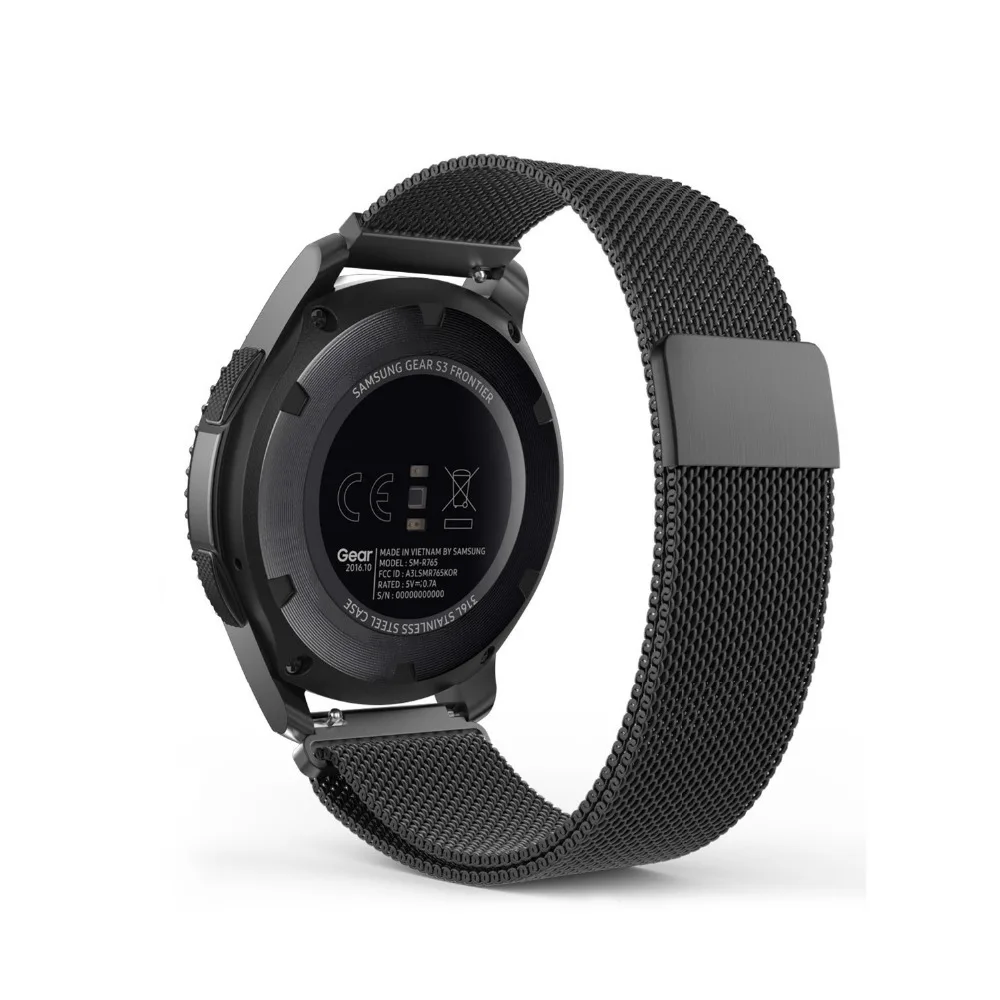 Нержавеющая сталь band для samsung gear s3 frontier/классический ремешок часов Миланская