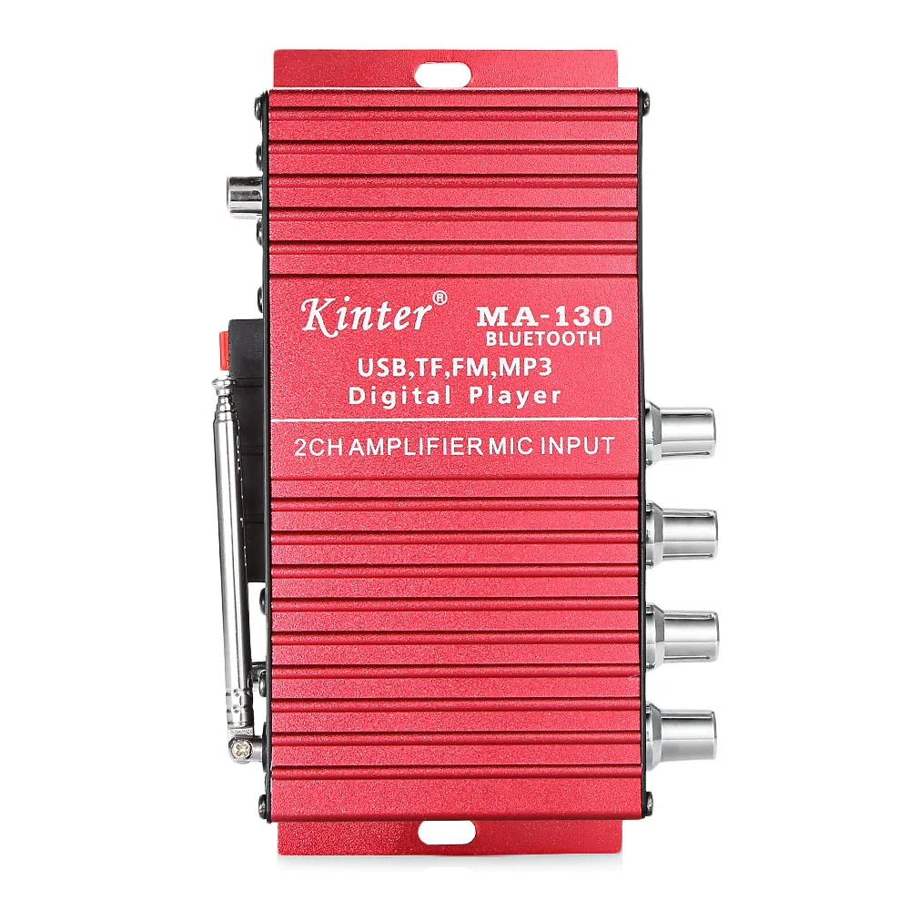Kinter ма 130 2CH Bluetooth стерео аудио цифровой Мощность мини усилитель светодио дный