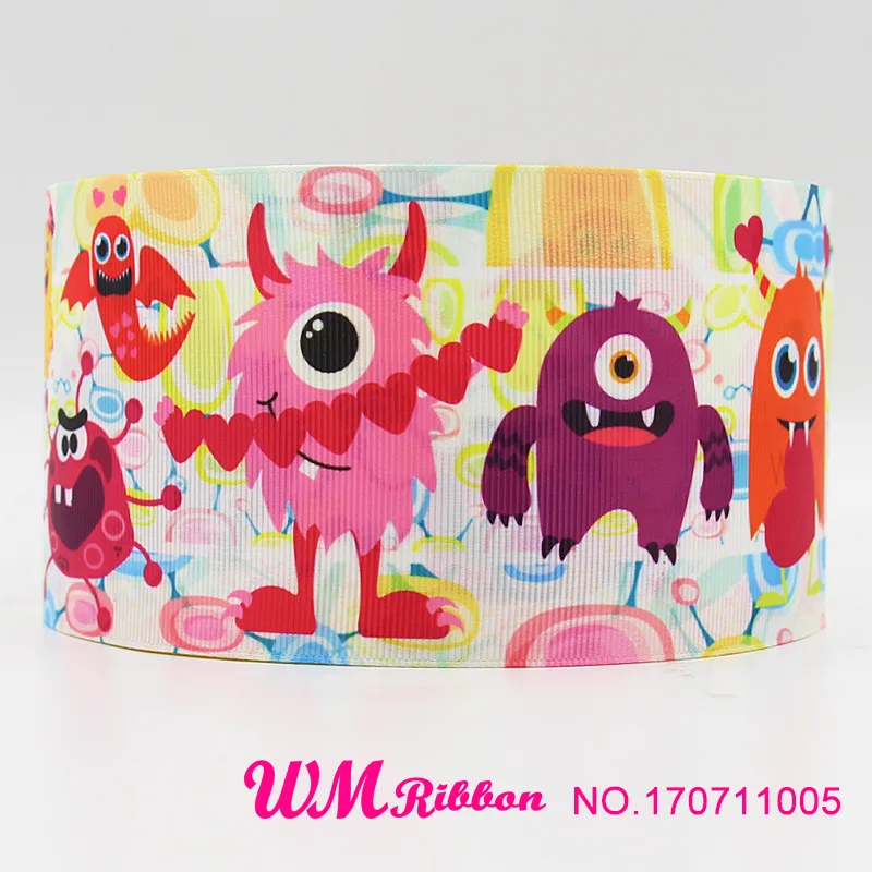 

Q & N лента 3 дюйма 75 мм на Рождество и Хеллоуин; Печатная корсажная лента тесьма 50 ярдов/рулон для банты для волос, ободок Бесплатная доставка