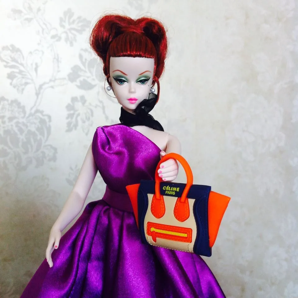 oranger +Silkstone dolls bag handbag for Silkstone barbie shoes(free gift) | Игрушки и хобби