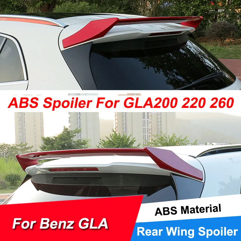 JNCFORURC Задняя Крышка багажника автомобильный спойлер для Benz GLA200 GLA220 GLA260 из АБС