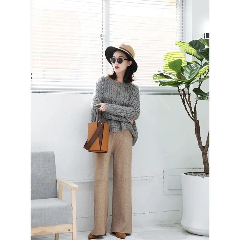 Marwin 2018 New-Coming Autumn Winter Loose Comfortable Soft O-Neck Pullovers Solid Full Casual Women Sweaters Blue Gray | Женская одежда