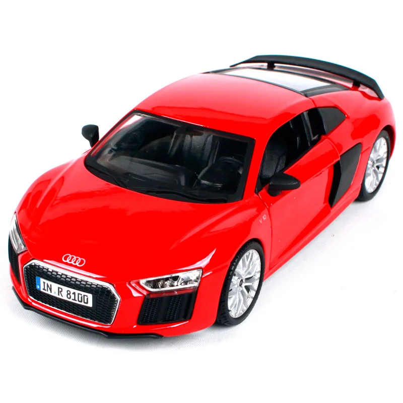 Модель автомобиля Maisto 1:24 Audi R8 V10 PLUS литая под давлением игрушка новинка в коробке