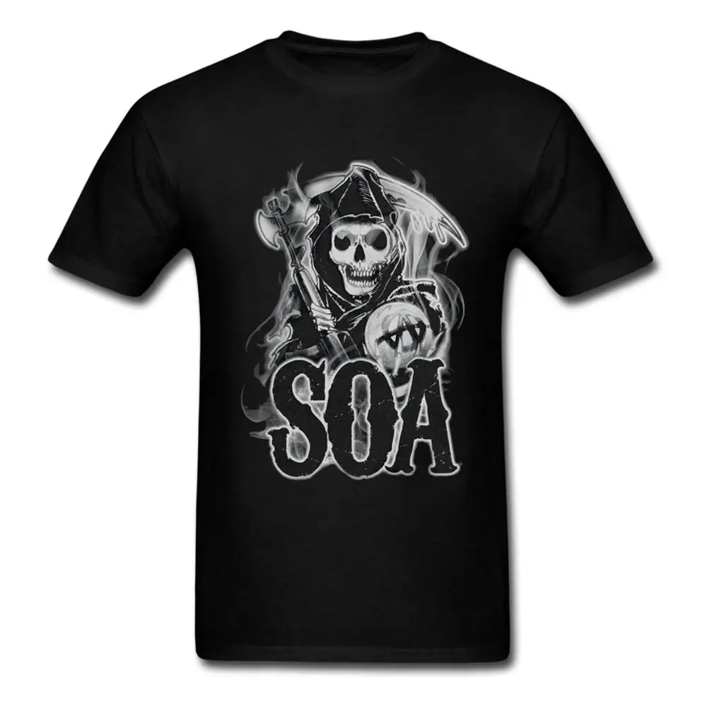 Футболка с изображением сынов анархии Smoky Reaper|Мужские футболки| |