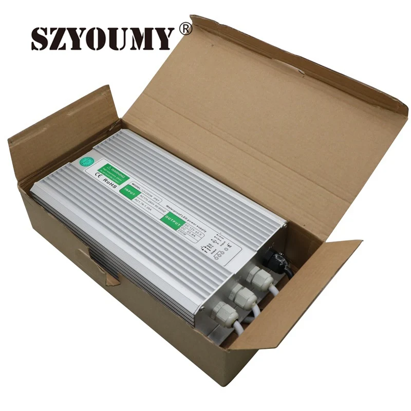 

SZYOUMY 12V 20.8A 250W Waterproof Electronic Driver Transformer Power Supply For LED Light Strip Switch