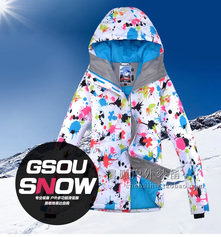 Высококачественная Женская лыжная куртка Gsou Snow новинка 2019 для сноуборда женщин