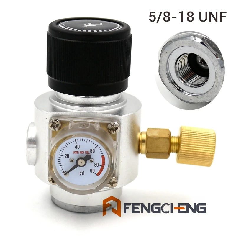 5/8-18UNF Homebrew CO2 мини газовый регулятор 0~ 90 psi оборудование для пивоварения